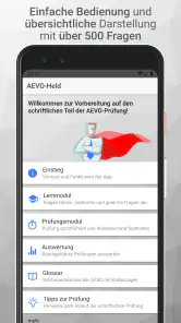 AEVO-Held Prüfungsvorbereitung screenshot