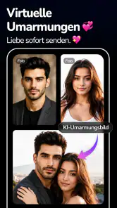 AI Kuss & Umarmung Video screenshot