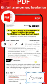 Alle Dokumente Leser: PDF, XLS screenshot