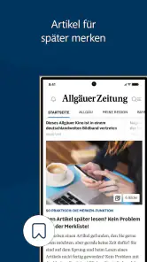 Allgäuer Zeitung News screenshot
