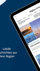 Allgäuer Zeitung News screenshot