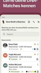 Ancestry: Familie und DNA screenshot