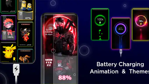 Animation zum Laden des Akkus screenshot