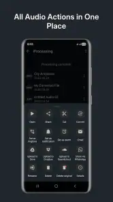 Audio Converter (MP3 AAC OPUS) screenshot