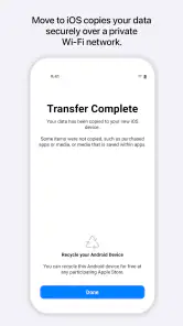 Auf iOS übertragen screenshot