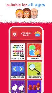 Aufmerksamkeitsspiele screenshot