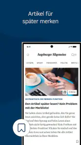 Augsburger Allgemeine News screenshot