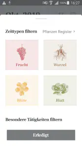 Aussaattage Maria Thun screenshot