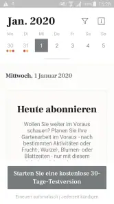 Aussaattage Maria Thun screenshot