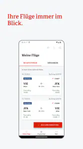 Austrian Airlines screenshot