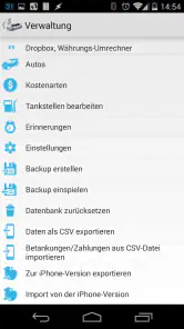 Auto-Kosten und Tankbuch PRO screenshot
