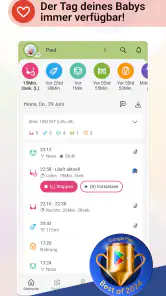 Baby Daybook - Stillen App screenshot