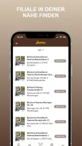 Bäckerei Hamma screenshot
