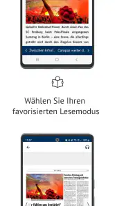 Badische Zeitung screenshot