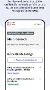 BAföG Digital screenshot