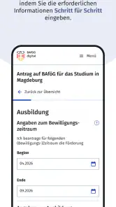 BAföG Digital screenshot