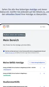 BAföG Digital screenshot