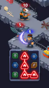 Battle Lines: Puzzle Fighter screenshot