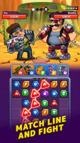 Battle Lines: Puzzle Fighter screenshot