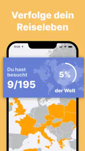 been: besuchte Länder screenshot