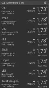 Benzinpreis-Blitz - Tanken App screenshot