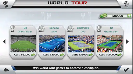 Berühr Tennis 3D screenshot