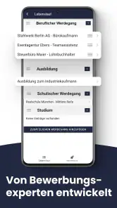 Bewerbungsapp (Lebenslauf App) screenshot