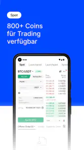 BingX BTC und Krypto kaufen screenshot