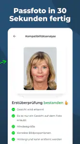 Passbilder App - PhotoAiD screenshot