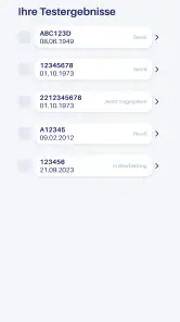Bioscientia Pat.App screenshot