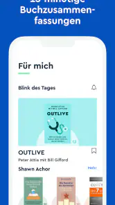 Blinkist: Buchzusammenfassung screenshot