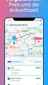 Bliq - Die beste Fahrt finden screenshot