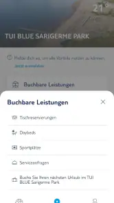 BLUE App screenshot