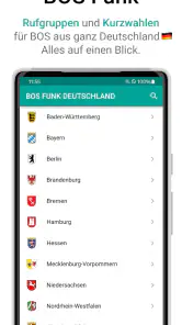 BOS Funk Deutschland screenshot