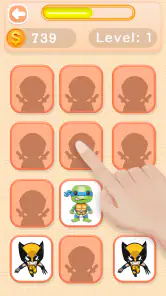 Boys Ninja Coloring & Memory screenshot