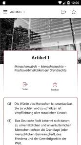 bpb: Das Grundgesetz screenshot