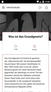 bpb: Das Grundgesetz screenshot