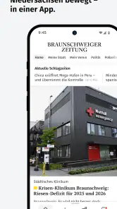 Braunschweiger Zeitung News screenshot