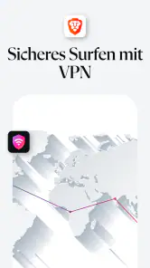 Brave Private VPN Webbrowser screenshot