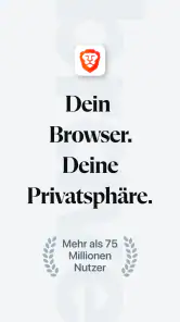 Brave Private VPN Webbrowser screenshot