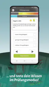 Büffeln Fischerprüfungen screenshot