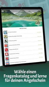 Büffeln Fischerprüfungen screenshot