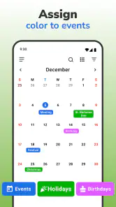 Calendar 2025: Simple Calendar screenshot
