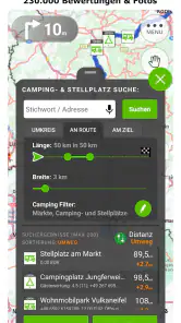 Camping Navi by POIbase screenshot