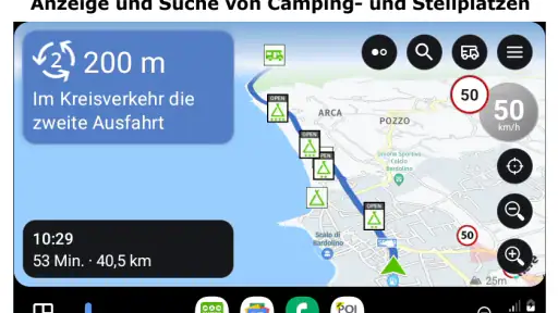 Camping Navi by POIbase screenshot