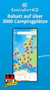 CampingCard ACSI screenshot