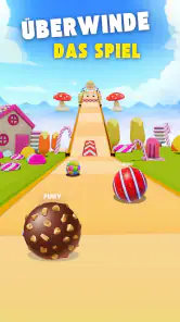 Candy Ball Run - Rolling Games screenshot
