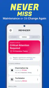 Car Maintenance Schedule Auto screenshot