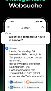 ChatGPT-basierter Chatbot screenshot