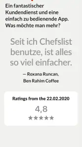 ChefsList screenshot